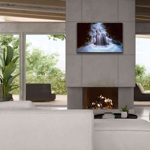 Image of 'Ice Fall 3' by Thomas Haney, Giclee Canvas Wall Art,40 x 26