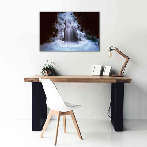 Image of 'Ice Fall 3' by Thomas Haney, Giclee Canvas Wall Art,40 x 26