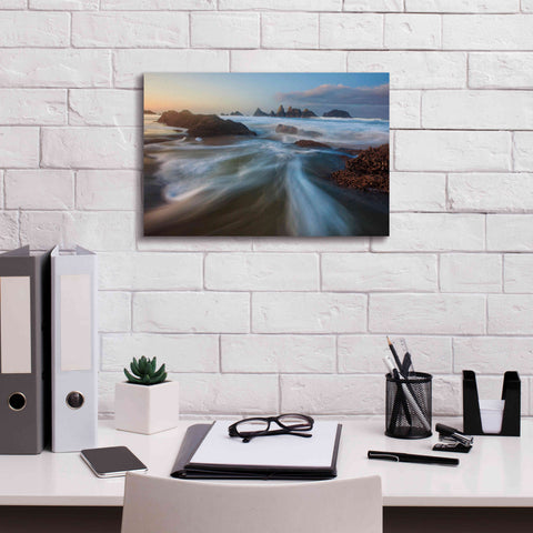 Image of 'Seal Rock Horiz Torrent' by Thomas Haney, Giclee Canvas Wall Art,18 x 12