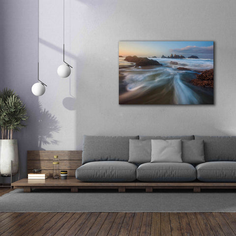 Image of 'Seal Rock Horiz Torrent' by Thomas Haney, Giclee Canvas Wall Art,60 x 40