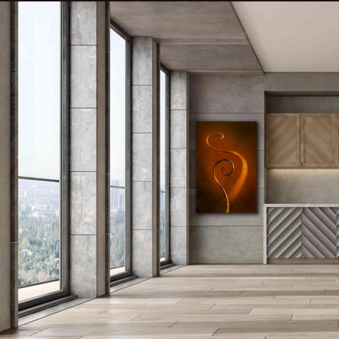 Image of 'Tendrils Red' by Thomas Haney, Giclee Canvas Wall Art,40 x 60