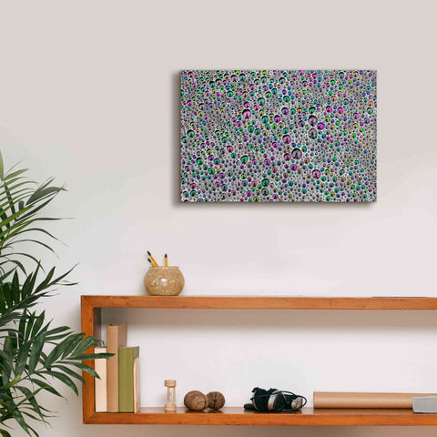 Image of 'Vibrant Sea Foam' by Thomas Haney, Giclee Canvas Wall Art,18 x 12
