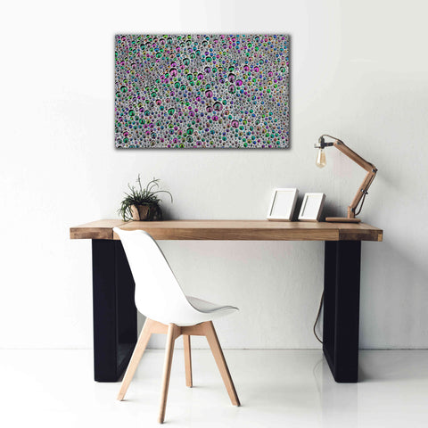 Image of 'Vibrant Sea Foam' by Thomas Haney, Giclee Canvas Wall Art,40 x 26
