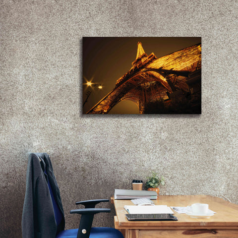 Image of 'Side Effect Eiffel' by Sebastien Lory, Giclee Canvas Wall Art,40 x 26