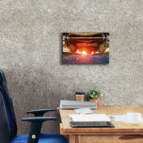 Image of 'Atomic Train' by Sebastien Lory, Giclee Canvas Wall Art,18 x 12