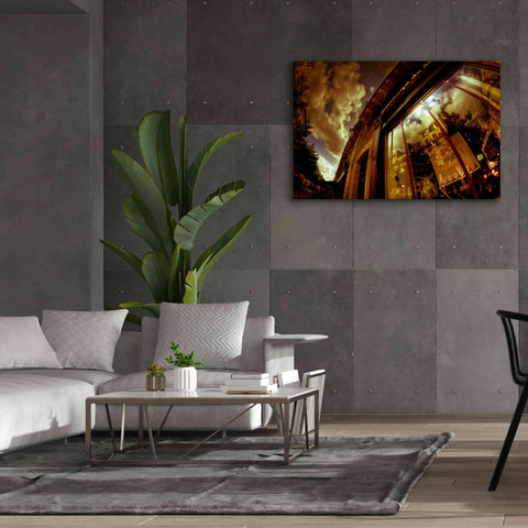 Image of 'Love In Paris' by Sebastien Lory, Giclee Canvas Wall Art,60 x 40