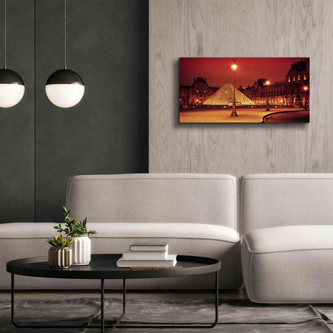 Image of 'Louvre' by Sebastien Lory, Giclee Canvas Wall Art,40 x 20
