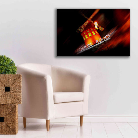 Image of 'Moulin Rouge' by Sebastien Lory, Giclee Canvas Wall Art,40 x 26