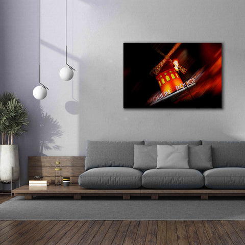 Image of 'Moulin Rouge' by Sebastien Lory, Giclee Canvas Wall Art,60 x 40