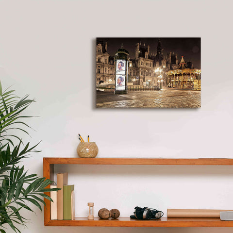 Image of 'Night Carnival' by Sebastien Lory, Giclee Canvas Wall Art,18 x 12