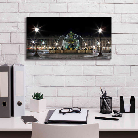 Image of 'Concorde' by Sebastien Lory, Giclee Canvas Wall Art,24 x 12