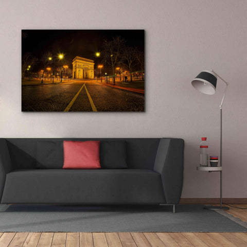 Image of 'Arc Night' by Sebastien Lory, Giclee Canvas Wall Art,60 x 40