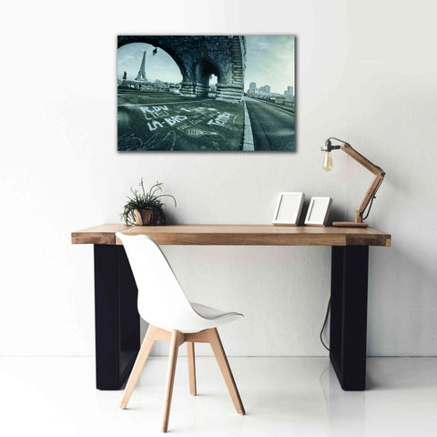 Image of 'Paris Tennis' by Sebastien Lory, Giclee Canvas Wall Art,40 x 26