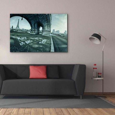 Image of 'Paris Tennis' by Sebastien Lory, Giclee Canvas Wall Art,60 x 40
