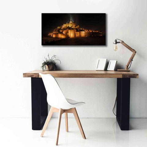 Image of 'Mont St Michel' by Sebastien Lory, Giclee Canvas Wall Art,40 x 20