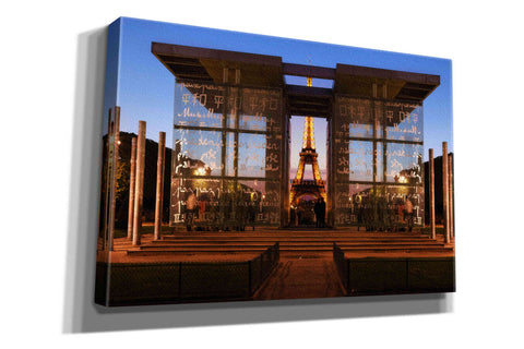 Image of 'Dupli Eiffel' by Sebastien Lory, Giclee Canvas Wall Art