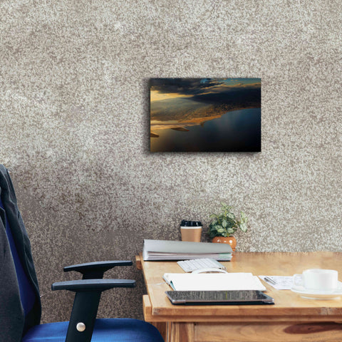 Image of 'Nice Airport' by Sebastien Lory, Giclee Canvas Wall Art,18 x 12