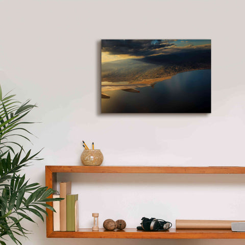 Image of 'Nice Airport' by Sebastien Lory, Giclee Canvas Wall Art,18 x 12
