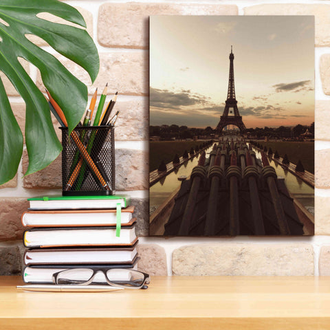 Image of 'Fire Eiffel tOWER' by Sebastien Lory, Giclee Canvas Wall Art,12 x 16