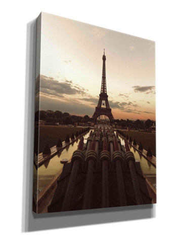 Image of 'Fire Eiffel tOWER' by Sebastien Lory, Giclee Canvas Wall Art
