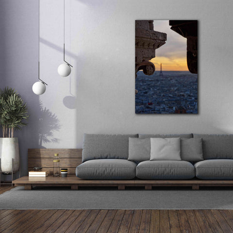 Image of 'Distant Eiffel Tower' by Sebastien Lory, Giclee Canvas Wall Art,40 x 60