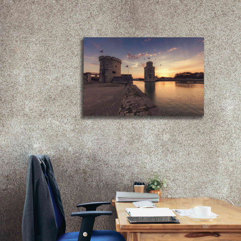 Image of 'Port de la Rochelle' by Sebastien Lory, Giclee Canvas Wall Art,40 x 26