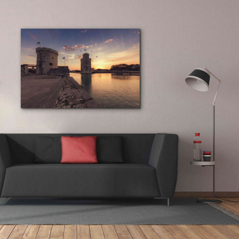 Image of 'Port de la Rochelle' by Sebastien Lory, Giclee Canvas Wall Art,60 x 40