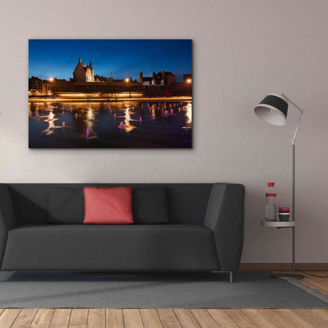 Image of 'Castle Reflections' by Sebastien Lory, Giclee Canvas Wall Art,60 x 40