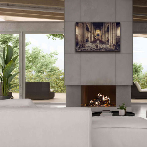Image of 'Inside the Church' by Sebastien Lory, Giclee Canvas Wall Art,40 x 26
