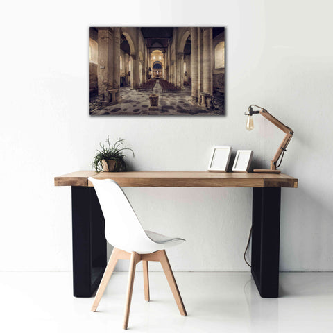 Image of 'Inside the Church' by Sebastien Lory, Giclee Canvas Wall Art,40 x 26