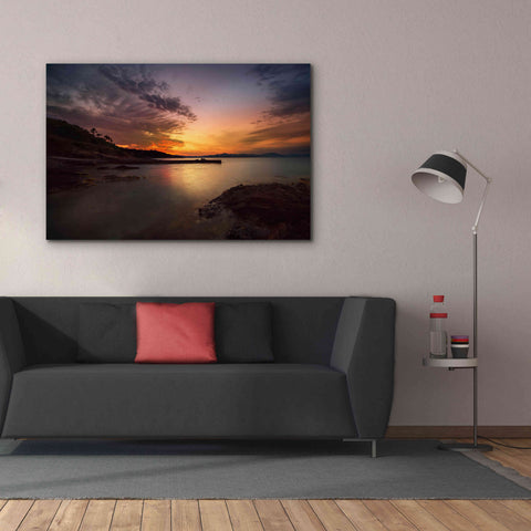 Image of 'Fiery Sunset' by Sebastien Lory, Giclee Canvas Wall Art,60 x 40