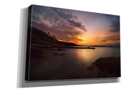 Image of 'Fiery Sunset' by Sebastien Lory, Giclee Canvas Wall Art