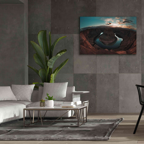 Image of 'Horseshoe Bend Sunset' by Sebastien Lory, Giclee Canvas Wall Art,60 x 40