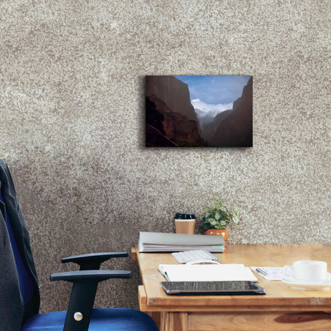 Image of 'Mistery Canyon I' by Sebastien Lory, Giclee Canvas Wall Art,18 x 12