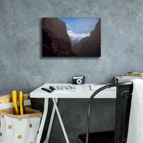 Image of 'Mistery Canyon I' by Sebastien Lory, Giclee Canvas Wall Art,18 x 12