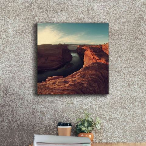 Image of 'Mistery Canyon II' by Sebastien Lory, Giclee Canvas Wall Art,18 x 18