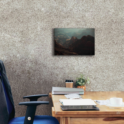 Image of 'Mountains' by Sebastien Lory, Giclee Canvas Wall Art,18 x 12