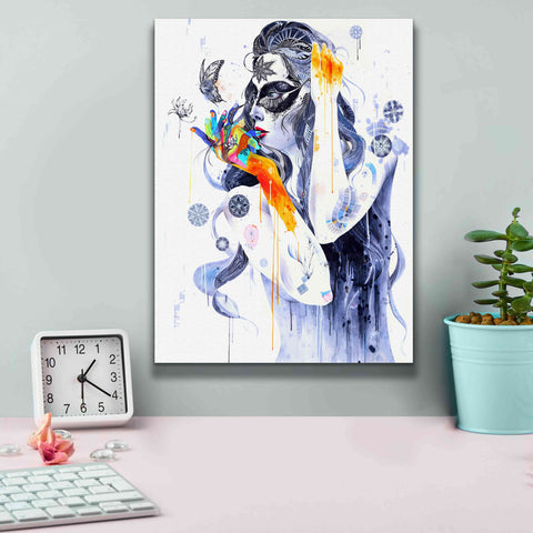 Image of 'Flower' by MinJae, Giclee Canvas Wall Art,12 x 16