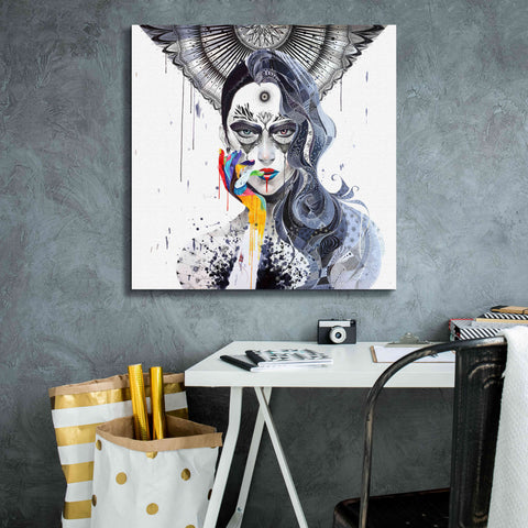 Image of 'Janus' by MinJae, Giclee Canvas Wall Art,26 x 26