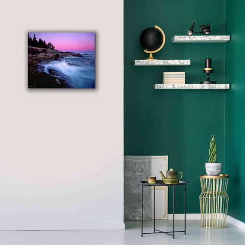 Image of 'Acadia Dusk' by Mike Jones, Giclee Canvas Wall Art,24 x 20