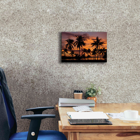 Image of 'Marathon Key Sunset' by Mike Jones, Giclee Canvas Wall Art,18 x 12