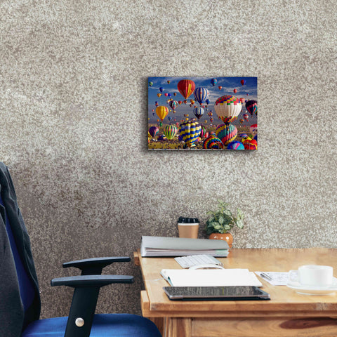 Image of 'Saturday Th' by Mike Jones, Giclee Canvas Wall Art,18 x 12