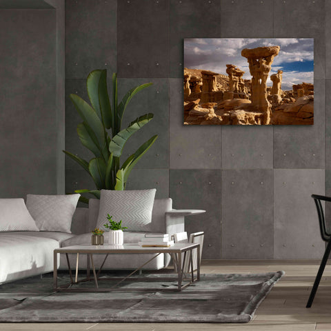 Image of 'Ah She Sle Pah Alien Throne' by Mike Jones, Giclee Canvas Wall Art,60 x 40