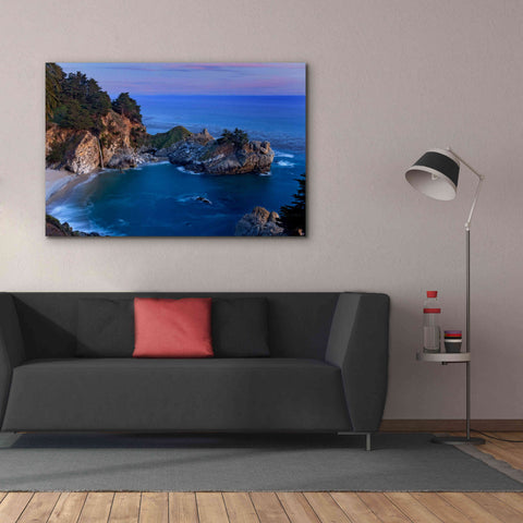 Image of 'Big Sur McWay Falls' by Mike Jones, Giclee Canvas Wall Art,60 x 40