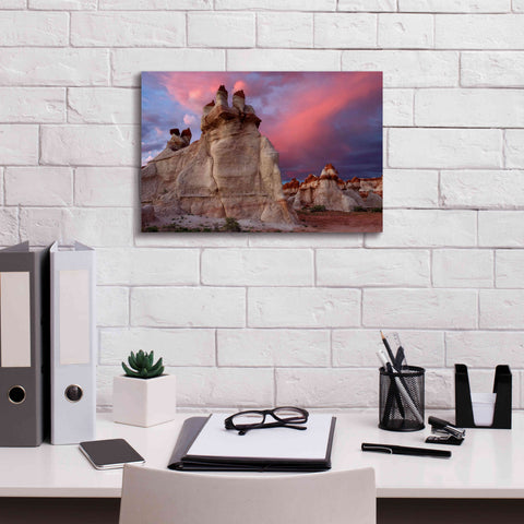 Image of 'Blue Canyon Dusk' by Mike Jones, Giclee Canvas Wall Art,18 x 12