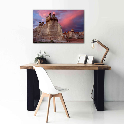 Image of 'Blue Canyon Dusk' by Mike Jones, Giclee Canvas Wall Art,40 x 26