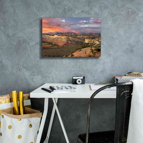 Image of 'Cottonwood Canyon Rd' by Mike Jones, Giclee Canvas Wall Art,18 x 12