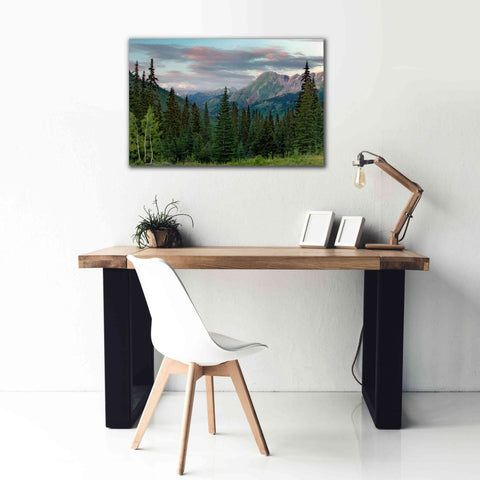 Image of 'Dusk Near Ouray' by Mike Jones, Giclee Canvas Wall Art,40 x 26