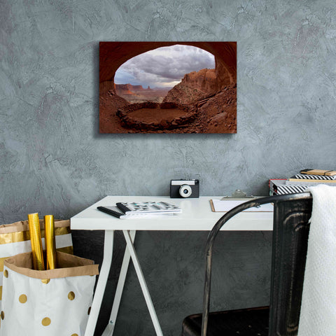 Image of 'False Kive Fisheye' by Mike Jones, Giclee Canvas Wall Art,18 x 12