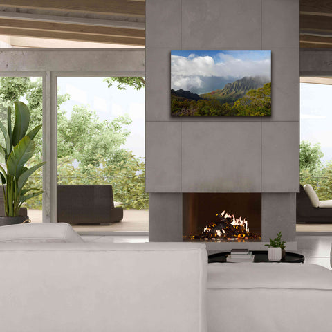 Image of 'Kauai Kalalou Canyon' by Mike Jones, Giclee Canvas Wall Art,40 x 26